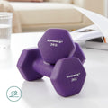 SONGMICS Set de 6 gantere hexagonale cu suport, 2x1kg 2x1.5kg 2x2 kg, multicolor