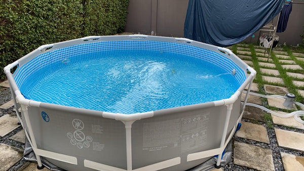 Piscina cadru metalic Intex Prisma Frame, 366x76 cm, 6.500 litri, cu pompa de filtrare