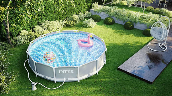 Piscina cadru metalic Intex Prism Frame 26702NP, 305x76 cm, 4.500 litri, cu pompa de filtrare