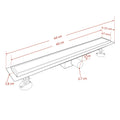 Leziter Scurgere de duș Linea, faianță 60