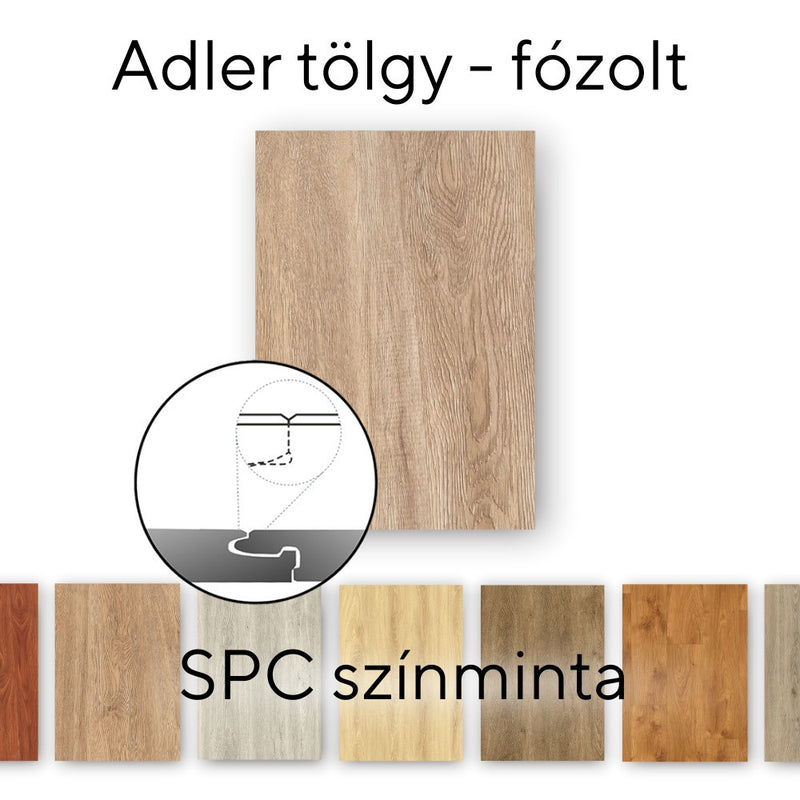 Leziter Leziter Adler stejar vinil SPC parchet eșantion / eșantion