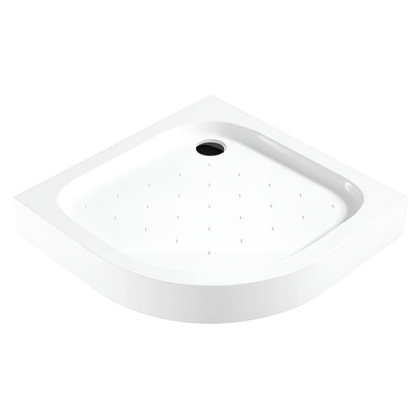 Leziter Cădiță de duș acrilică curbată Klonberg 90x90