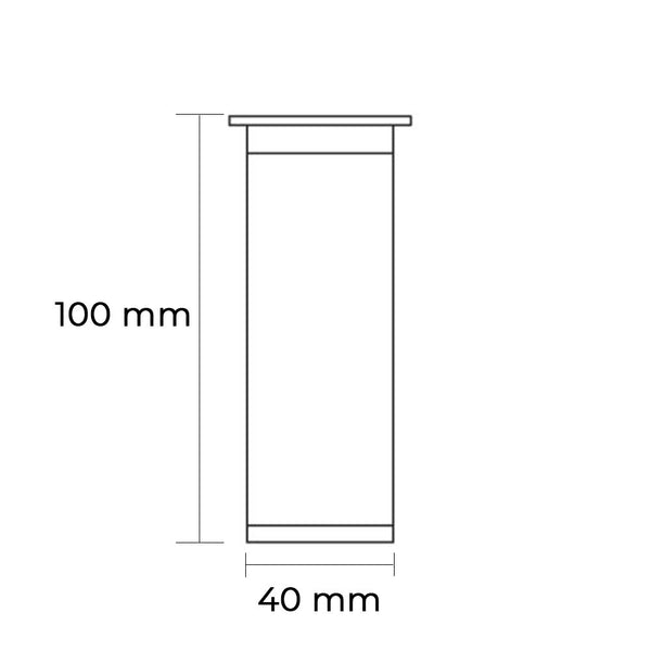 Leziter Uni mobilier picior argint
