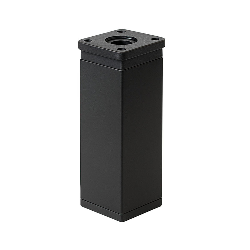 Leziter Picior de mobilier Uni 150 mm negru