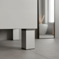 Leziter Picior de mobilier Uni 60 mm argintiu
