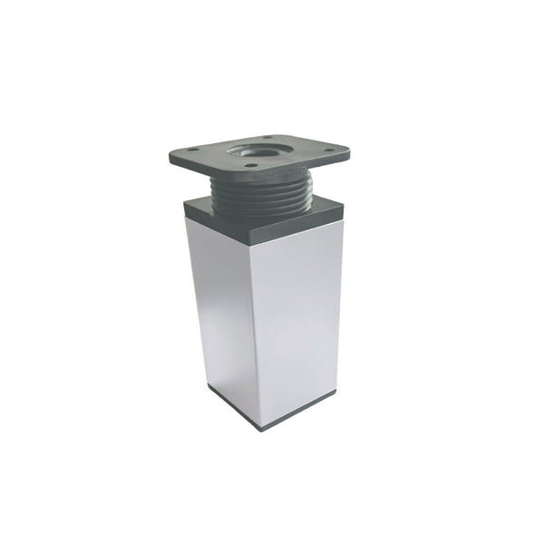 Leziter Picior de mobilier Uni 60 mm argintiu
