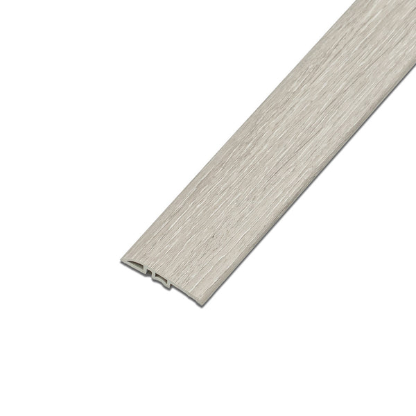 Leziter Bandă de nivelare a podelei din vinil SPC, stejar arctic, 2400x45x8 mm