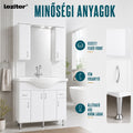 Leziter Set mobilier baie Bianca Plus 105, alb lucios