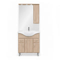 Leziter Set mobilier baie Bianca Plus 75, stejar sonoma, deschidere pe dreapta