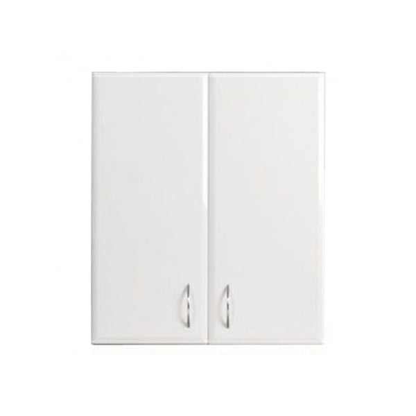 Leziter Dulap baie suspendat Bianca 60 cu 2 usi, alb lucios