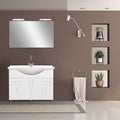 Leziter Set mobilier baie Bianca Prime 105, alb lucios