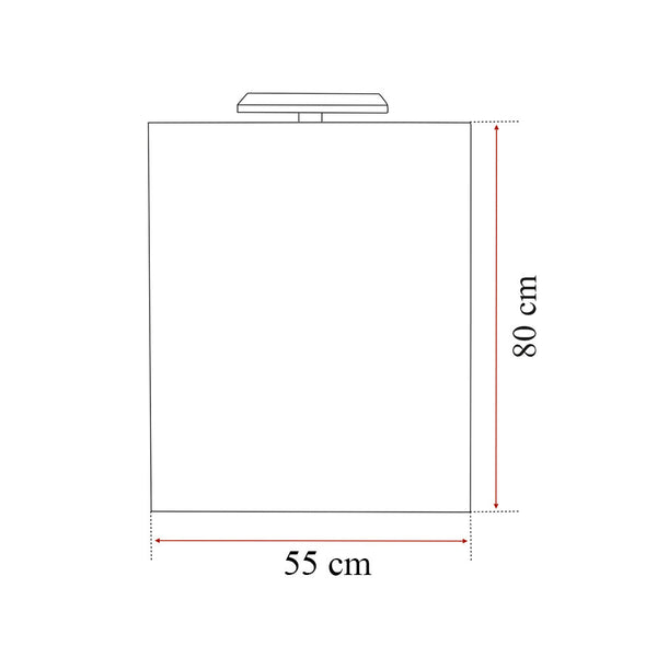 Leziter Set mobilier baie Bianca Prime 55, Aida nuc