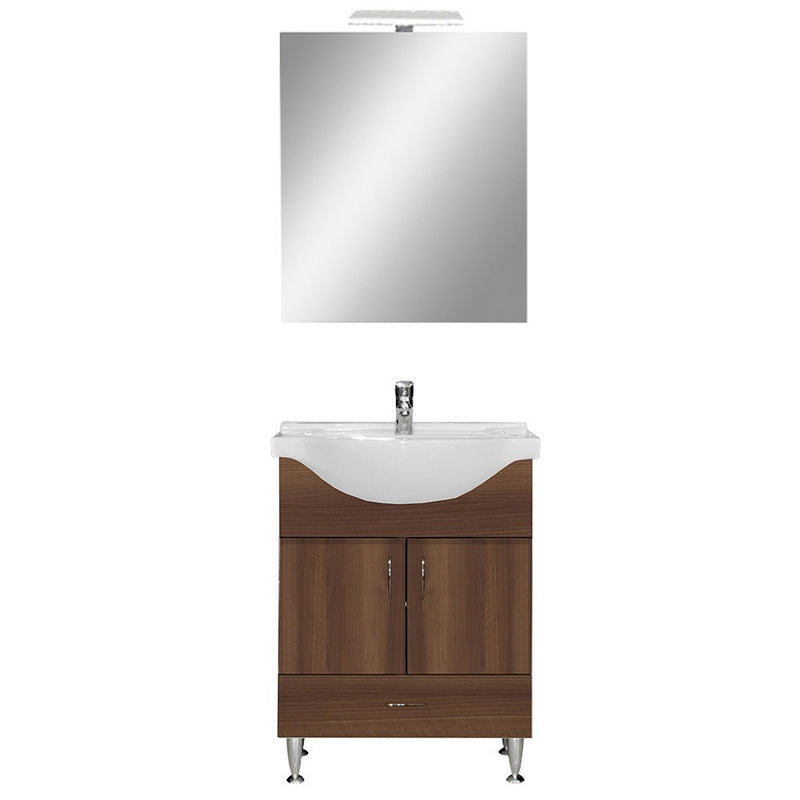 Leziter Set mobilier baie Bianca Prime 65, Aida nuc