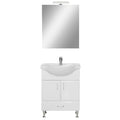 Leziter Set mobilier baie Bianca Prime 65, alb lucios