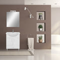 Leziter Set mobilier baie Bianca Prime 65, alb lucios
