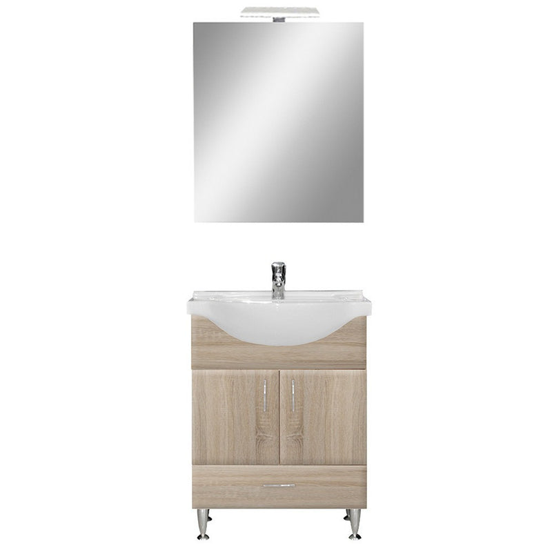 Leziter Set mobilier baie Bianca Prime 65, stejar sonoma
