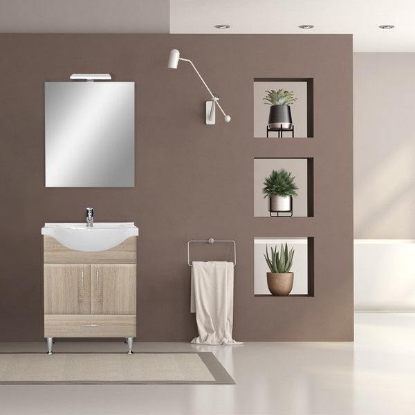 Leziter Set mobilier baie Bianca Prime 65, stejar sonoma