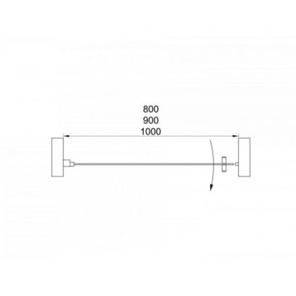 Leziter Solo New 80x195 cm ușă de duș cu sticlă securizată de 6 mm