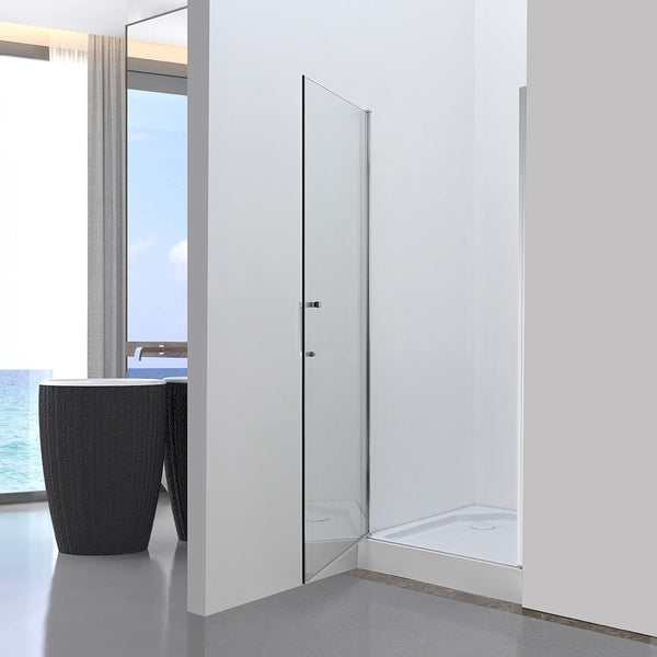 Leziter Solo New 80x195 cm ușă de duș cu sticlă securizată de 6 mm