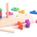 Leziter Jucărie Montessori din lemn cu sortare de forme