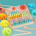 Leziter Minge mozaic puzzle Montessori jucărie din lemn
