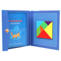 Leziter Jucărie magnetică din lemn tangram