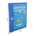 Leziter Jucărie magnetică din lemn tangram