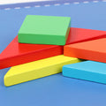 Leziter Jucărie magnetică din lemn tangram