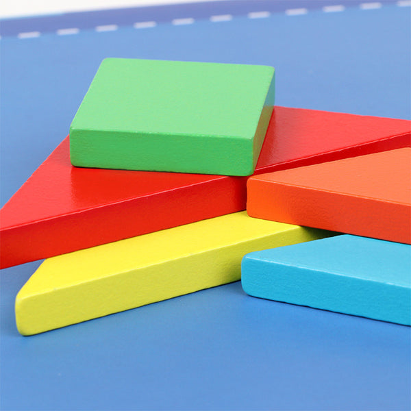 Leziter Jucărie magnetică din lemn tangram