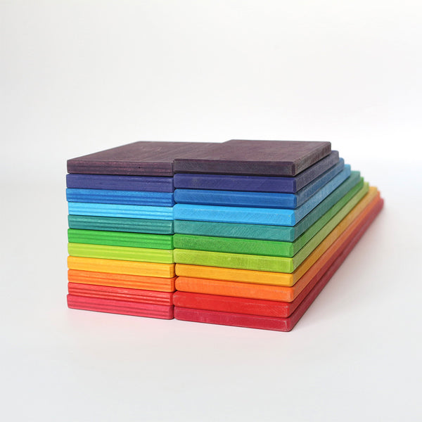 Leziter Montessori curcubeu de construcție jucărie din lemn