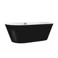 Leziter Cada freestanding Noa 170x75x56 cm, negru
