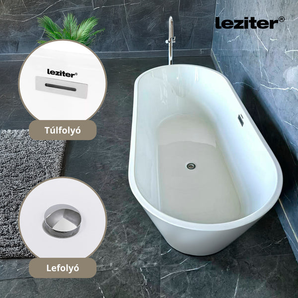 Leziter Cada freestanding Noa 170x75x56 cm, alb