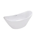 Leziter Cada freestanding Flow 170x75x72 cm, alb