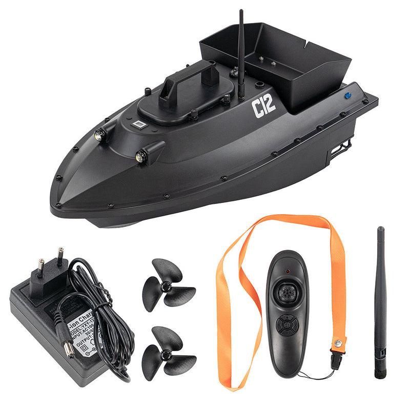 Leziter Barca de alimentare C12 cu backloader negru