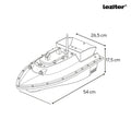 Leziter Barca de alimentare C12 cu backloader negru