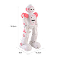 Leziter Cady robot inteligent, senzorial, jucărie interactivă roz