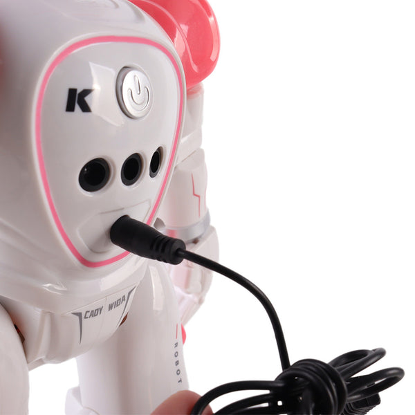 Leziter Cady robot inteligent, senzorial, jucărie interactivă roz