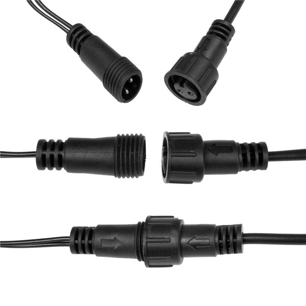 Instalatie luminoasa LED exterior/interior, 1000 LED-uri alb rece cu flash albastru, 80 m, lumina constanta + flash, IP44, conectabila