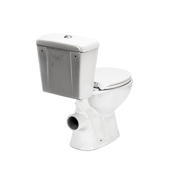 Leziter Toaletă monobloc Cleano cu evacuare spate și scaun