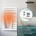 Leziter Radiator electric pentru prosoape 500W alb