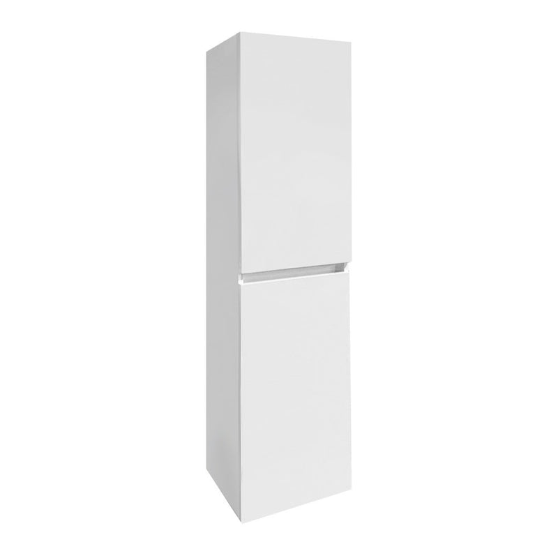 Leziter Dulap baie suspendat Cube, lateral, alb
