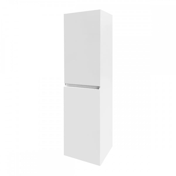 Leziter Dulap baie suspendat Cube, lateral, alb