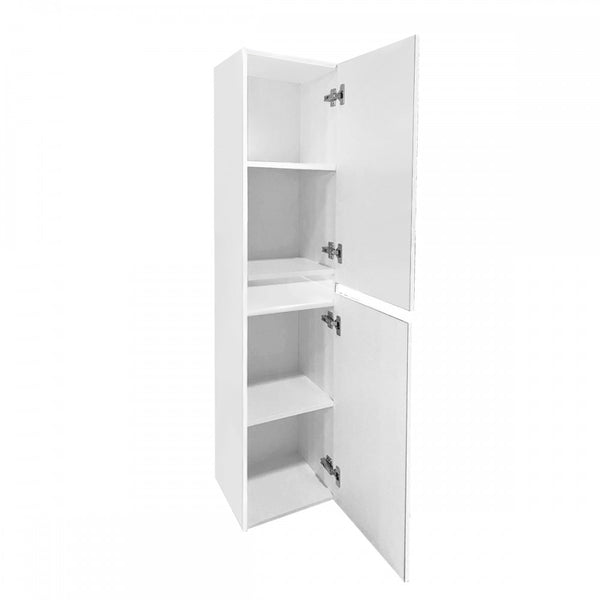 Leziter Dulap baie suspendat Cube, lateral, alb