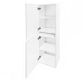 Leziter Dulap baie suspendat Cube, lateral, alb