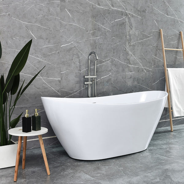Leziter Cada freestanding Lago 170x78x67 cm, alb