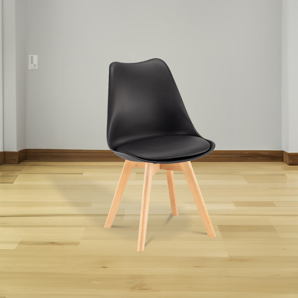Leziter Scaun de masă Silla negru