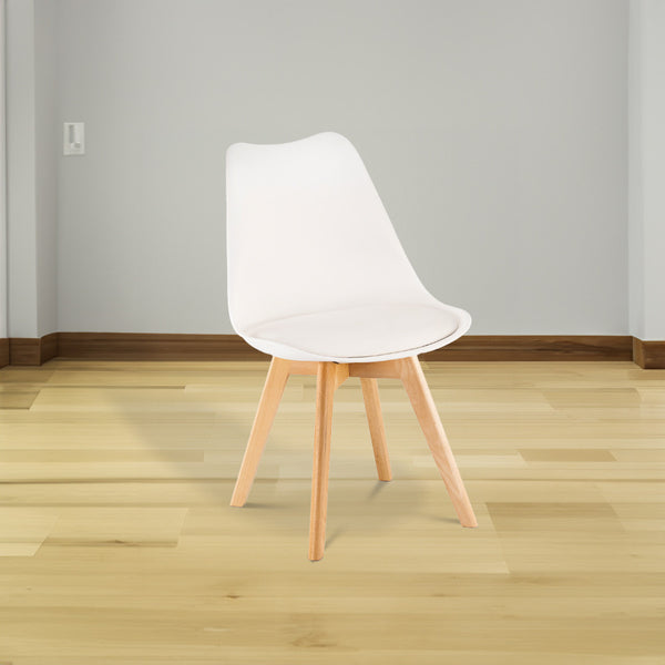 Leziter Scaun de masă Silla alb