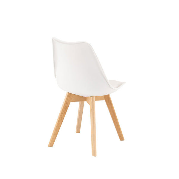Leziter Scaun de masă Silla alb