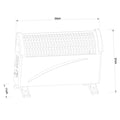Leziter Încălzitor electric Kolumbo 750W / 1250W / 2000W