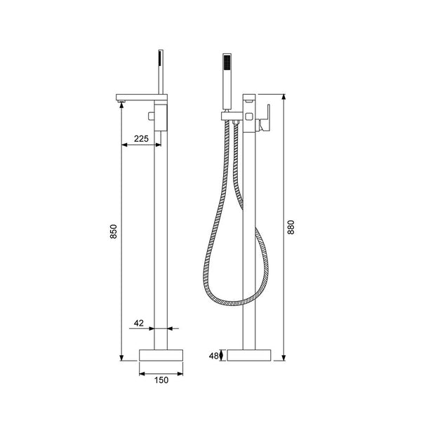 Leziter Robinet independent Vina negru
